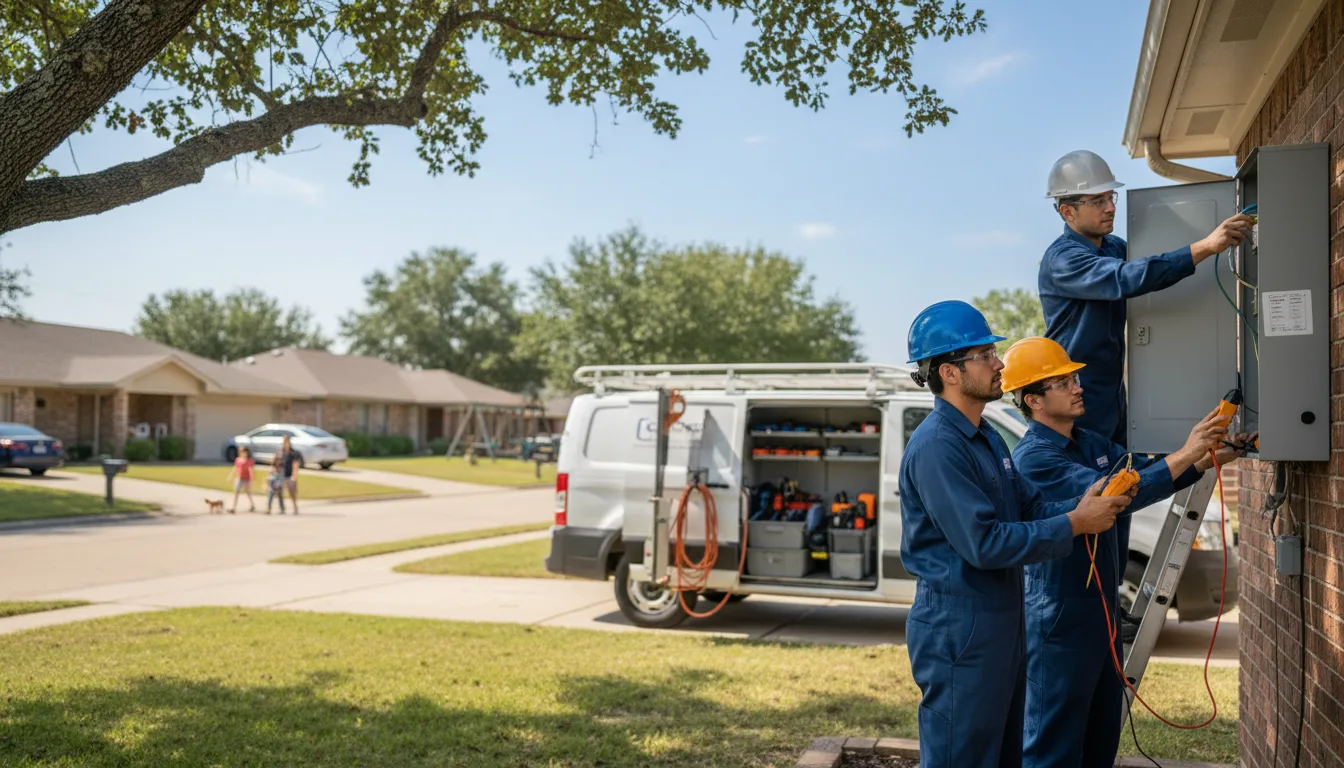 Certified electrician providing emergency electrical services in Duncan, OK